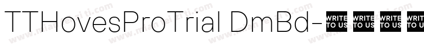 TTHovesProTrial DmBd字体转换
